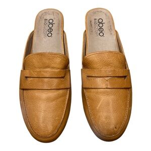 Abeo tan loafer Leather mules 8.5 N